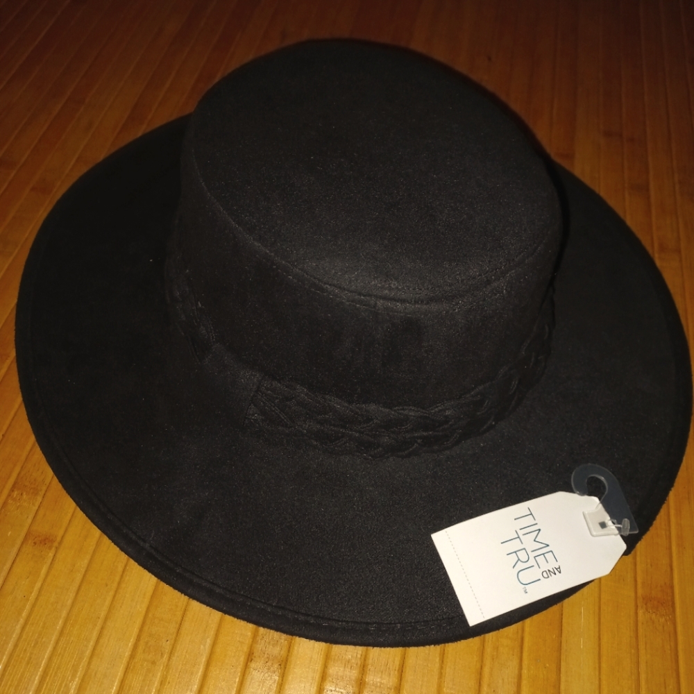 Time And Tru Braided Black Hat
